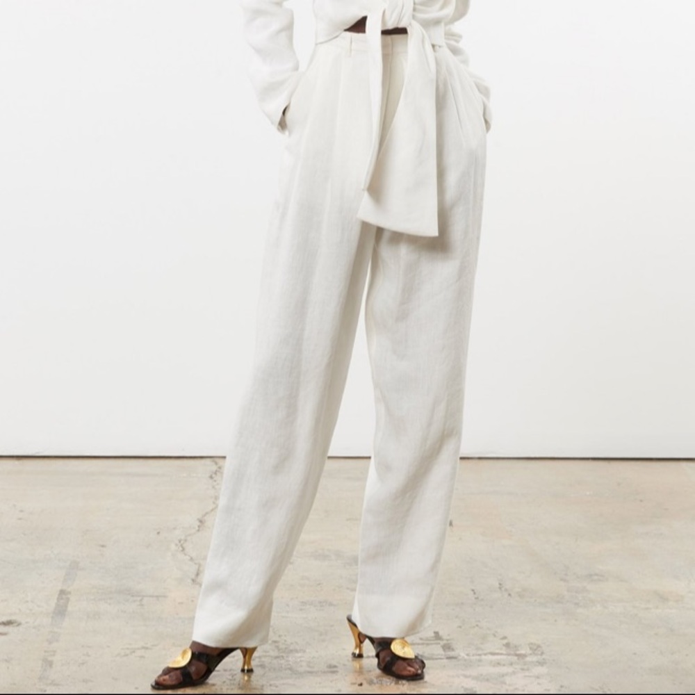 Mara Hoffman Eldora White Pant